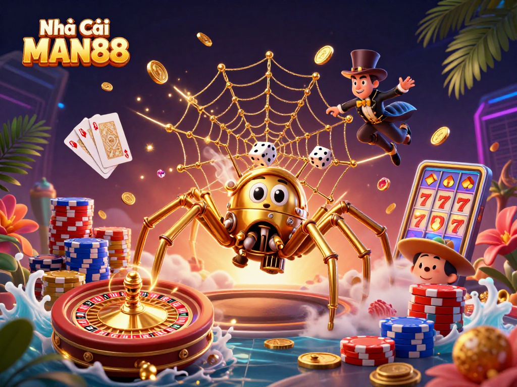 Experience excitement at Nhà Cái MAN88 with sparkling gems, golden spins, and thrilling games.
