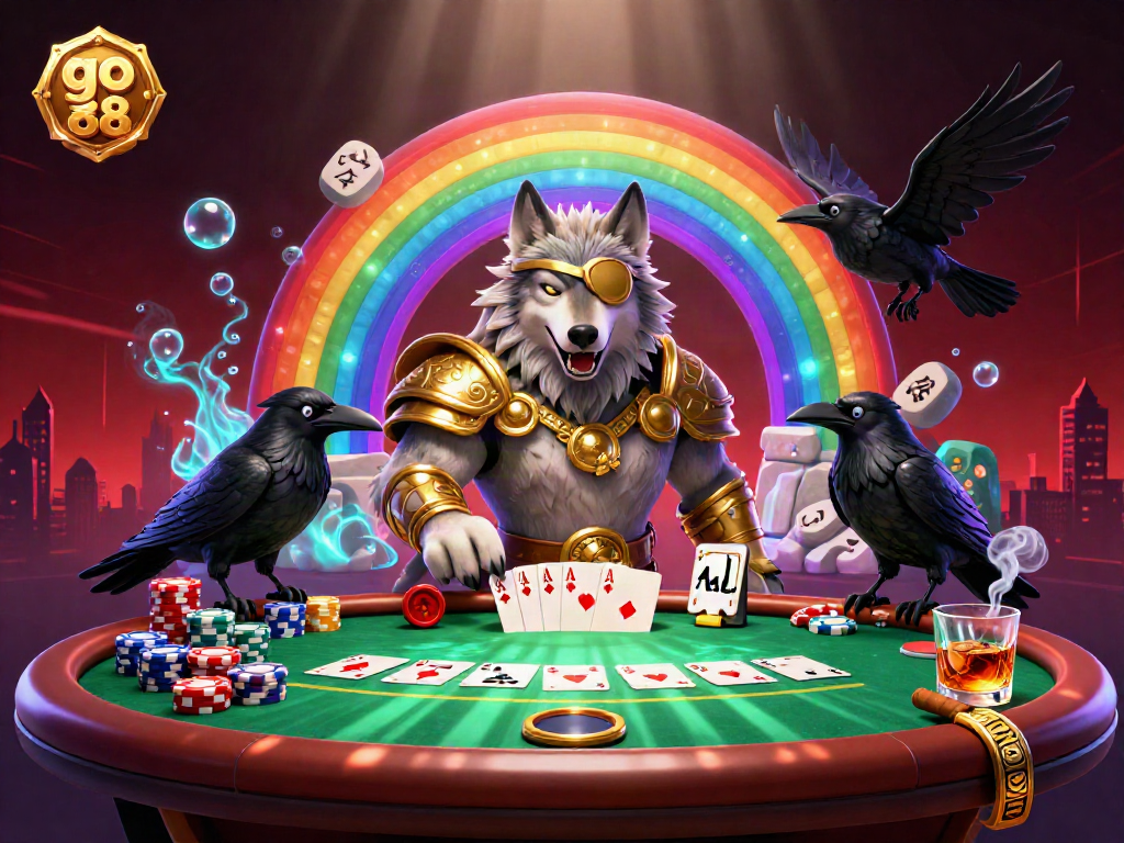 Engage with go 88 at a thrilling Norse-themed casino adventure featuring Odin and ravens.