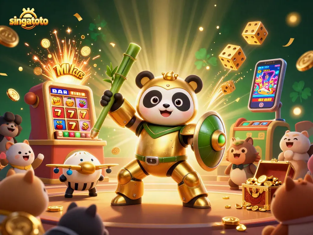 Experience thrilling gameplay at singatoto with this dynamic casino scene filled with action.