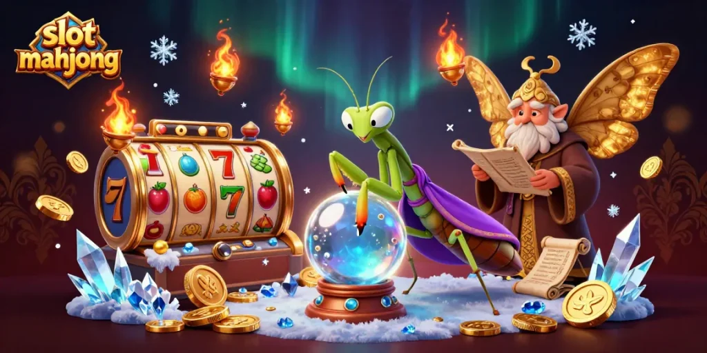 Experience slot mahjong excitement with dynamic characters and vibrant gaming elements.