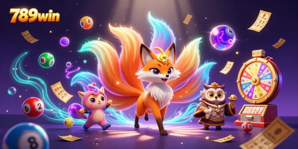 Experience the excitement of winning with 789win's dynamic gameplay featuring colorful lottery elements.